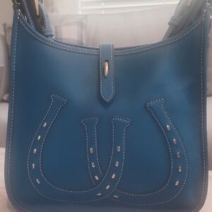 Dooney and Bourke turquoise western shoulder bag